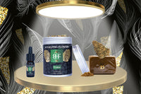 Pack sélection de CBD comprenant : 1 huile, 1 infusion, 1 fleur et 1 résine